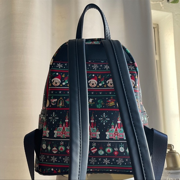 Disney Parks 2020 Christmas Holiday Loungefly Mini Backpack main image 5